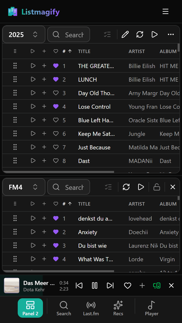 Mobile Portrait - Touch-optimized interface for phones